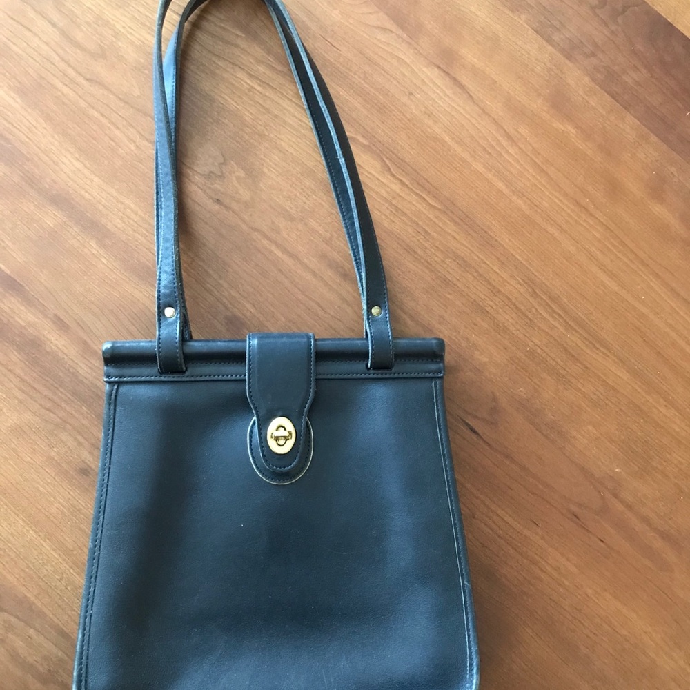 Coach Station Bag Navy